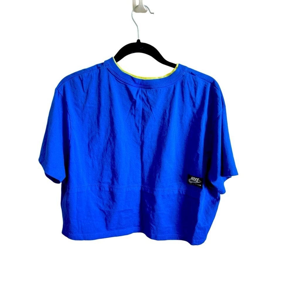 Nike cropped tee with bold yellow and blue graphics nike - Picture 2 of 4